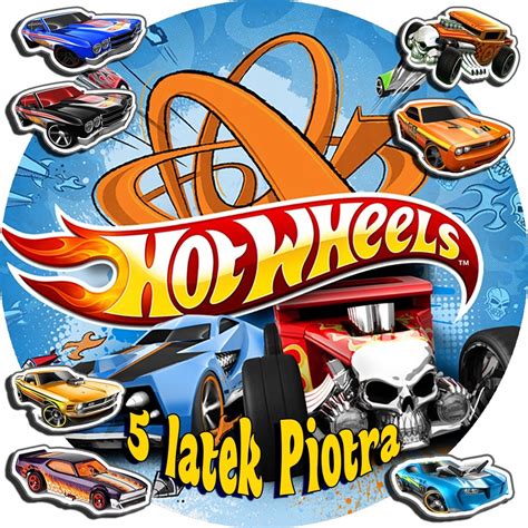 OPŁATEK NA TORT 30CM HOT WHEELS AUTKA IMIĘ GRATIS 24CM 26CM 14469272852 oficjalne
