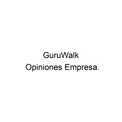 Opiniones Guruwalk 918087508