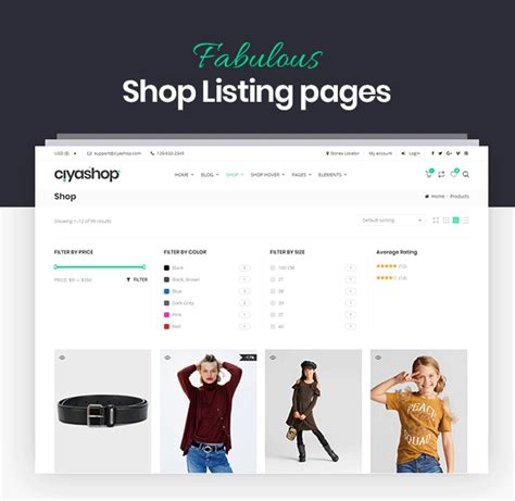 Ciyashop Responsive Multi Purpose Woocommerce Wordpress Theme Colorpack