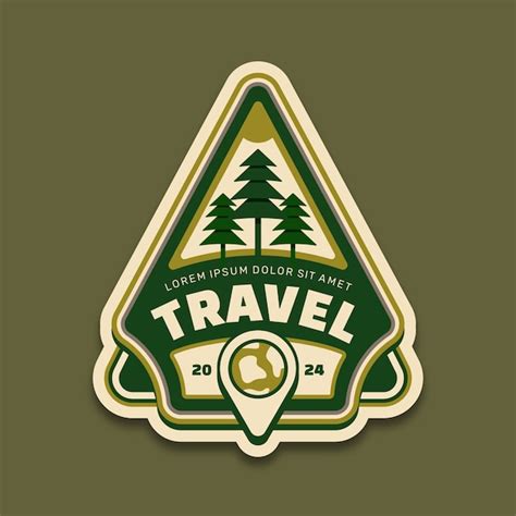 Premium Vector Flat Travel Logo Template