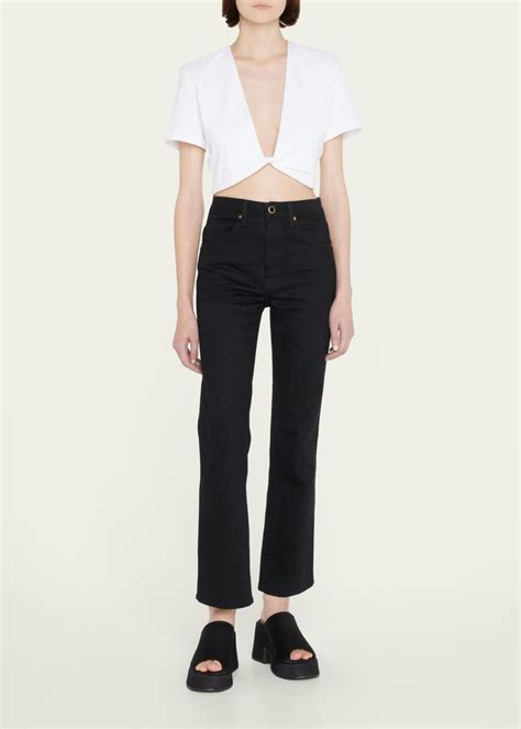 Gauge 81 Keila Cropped Front Twist Top Bergdorf Goodman