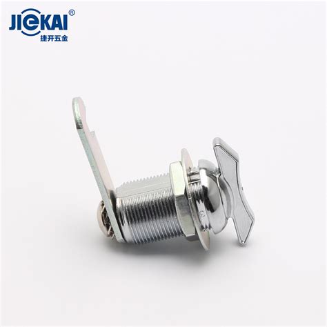 Jk526 Zinc Alloy 19mm Keyless Pad Knob 1 4 Turn Tubular Cam Lock