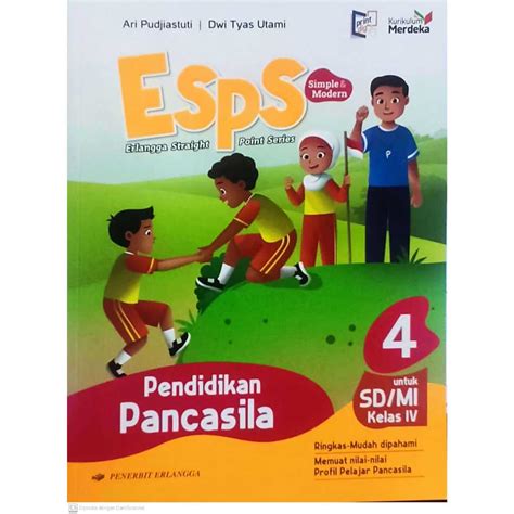 Jual BUKU ESPS PENDIDIKAN PANCASILA REVISI SD MI KLS 4 KM KURIKULUM