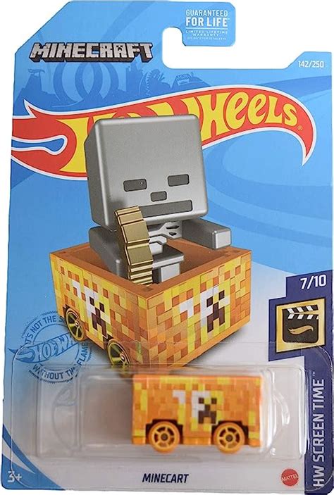 Amazon Hot Wheels Minecart Screen Time Yellow Scale Minecraft X X