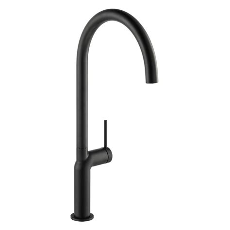 Abode Tubist Single Lever Kitchen Mixer Tap Matt Black