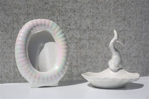 Vintage 80s 90s Iridescent Bedroom Decor Set Picture Frame Etsy