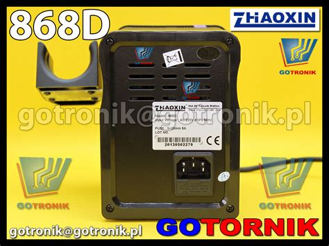 Stacja Lutownicza HOT AIR Na Gorace Powietrze W Zaoxin D