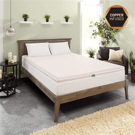 Best Cooling Gel Mattress Topper Twin Copper Infused - Home Life Collection