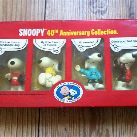 Snoopy 40th Anniversary Collection Hobbies And Toys Memorabilia