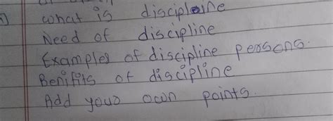 disciploineneed  discipline examples  discipline persons