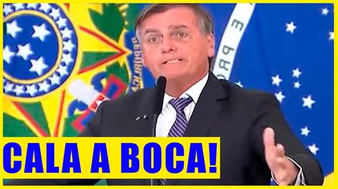 Completamente Descontrolado Bolsonaro Vai Pra Cima De Ministro Youtube