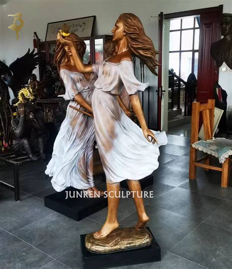 Life Size Bronze Naked Sexy Girl Statue For Sale Junren Sculpture