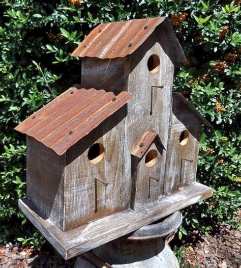 65 Cool Birdhouse Design Ideas To Make Birds Easily to Nest in Your