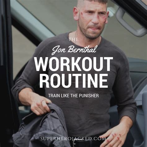 Gleeful Fostered Mens Workout Routine Site Here Jon Bernthal Workout