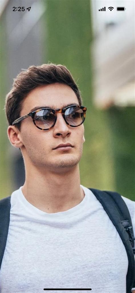 Anyone Know What Sunglasses George Russell Is Wearing During His Kingsman Photo Shoot Abu Dhabi