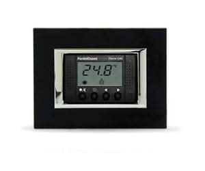 Fantini Cosmi C44 Termostato Ambiente Da Incasso Con Display Nero