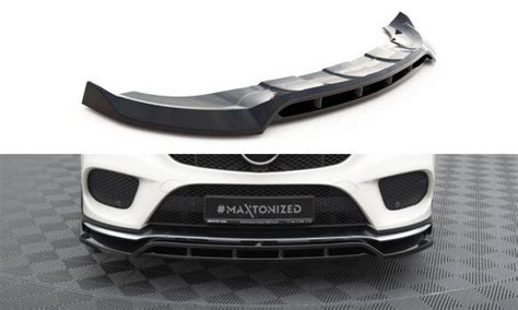 Front Lippe Front Splitter Frontansatz V 2 für Mercedes Benz GLE