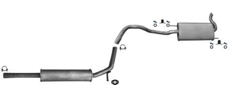 VW LUPO POLO HATCHBACK 1 0 1 3 1 4 1 6 1994 2001 Silencer Exhaust