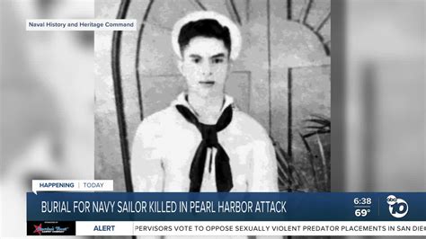 Navy Sailor Killed In Pearl Harbor Attack To Be Buried In San Diego