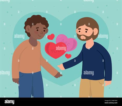 Cute Gay Men Stock Vector Images Alamy