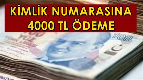 Son Dakika Tc Kimlik Numaran Za Tl Yatm Olabilir Haber