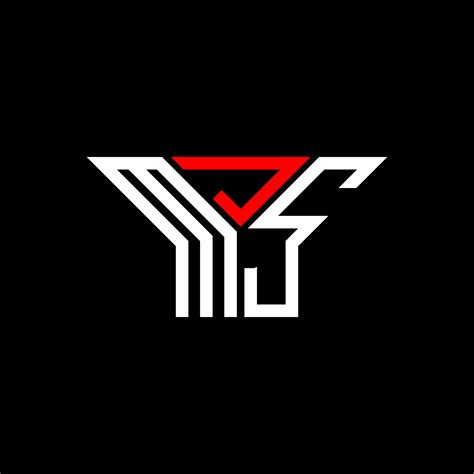 MJS letter logo creative design with vector graphic, MJS simple and