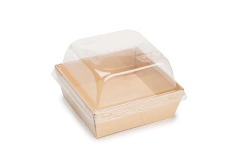 Коробка для бенто-торта (ланч-бокс) 16*16*7,5 см