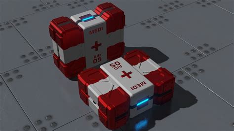 Sci Fi First Aid 3d Model Cgtrader