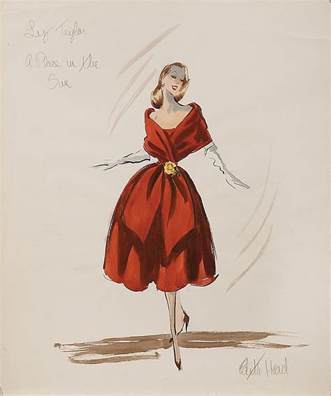 Edith Head costume design for Liz Taylor, A Place in the Sun. | Fifties fashion, Fashion ...