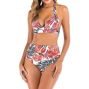 HHJO Bikini Push Up Reggiseno Imbottito Brasiliana Curvy Sexy Costume Da Bagno Bikini Donna High