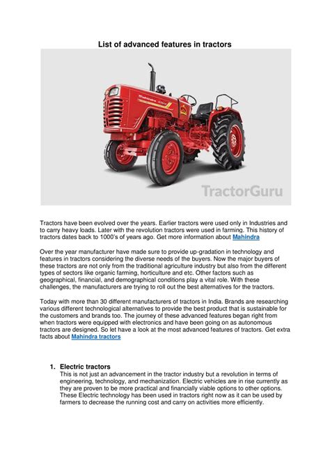 PPT - new advanced features in tractors PowerPoint Presentation, free download - ID:10702067