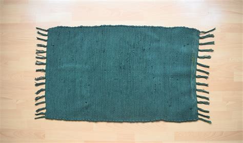 Green Rag Rug Recycled Cotton Rags Machine Wasahble 60x90cm Etsy