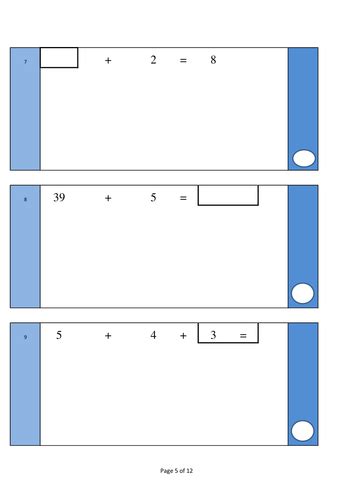 ks arithmetic paper  style  onwards  questions  answers