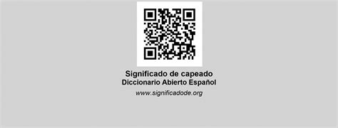 capeado diccionario abierto de espanol