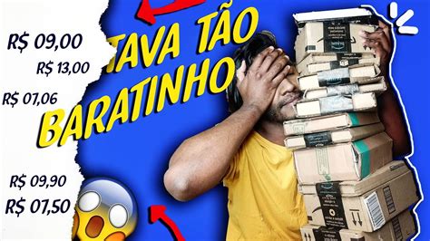 UNBOXING DE LIVROS BARATINHOS WAGNER GASPAR YouTube