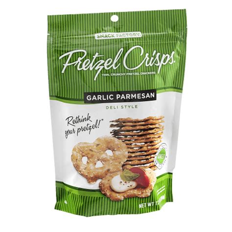 The Snack Factory Pretzel Crisps Garlic Parmesan