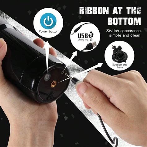 Electric Masturbator Cup Masturbator Hands Sex Toy With Suction Modes And Vibration Modes