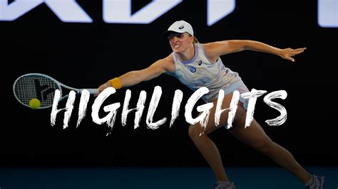 Australian Open Iga Swiatek Jule Niemeier Highlights