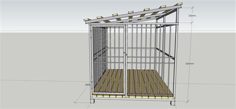 Вольер с односкатной крышей | Diy dog crate, Dog houses, Dog kennel designs