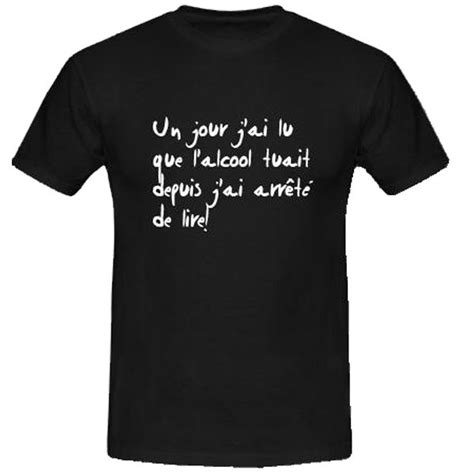 T Shirt Sur Lalcool Expédition Sous 24h Boutique Swaagshirt