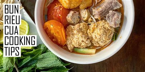 Bun Rieu Cua Easy to Make Vietnamese Noodle Soup