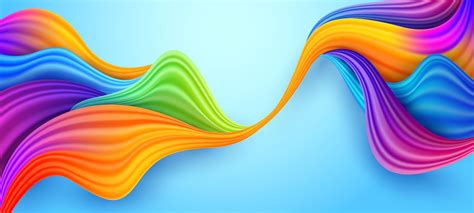 Rainbow Color Wave Background 14430938 Vector Art at Vecteezy