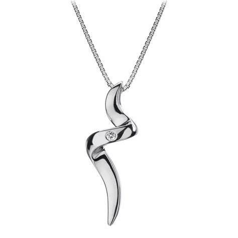 Silver Sensual Pendant Necklace Brandalley