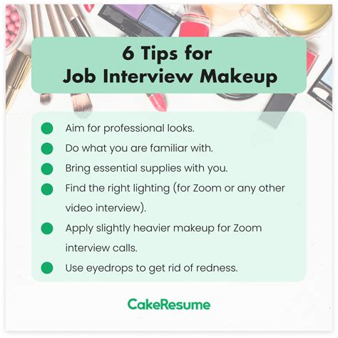 Professional Guide To Nail Your Makeup Look For An Interview Cakeresume