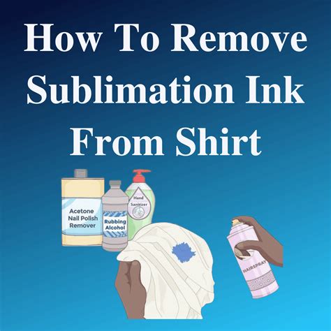 How To Remove Sublimation Ink From Mug/Shirt/Tumbler