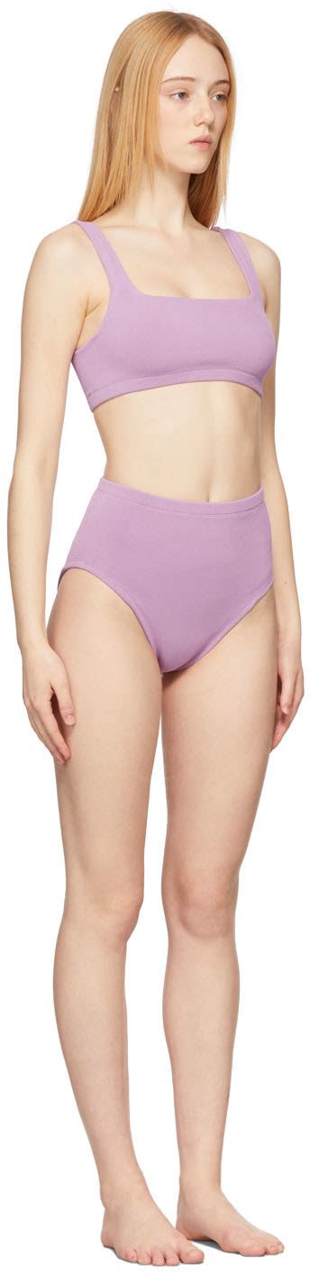 Hunza G Purple Helena Nile Bikini Hunza G
