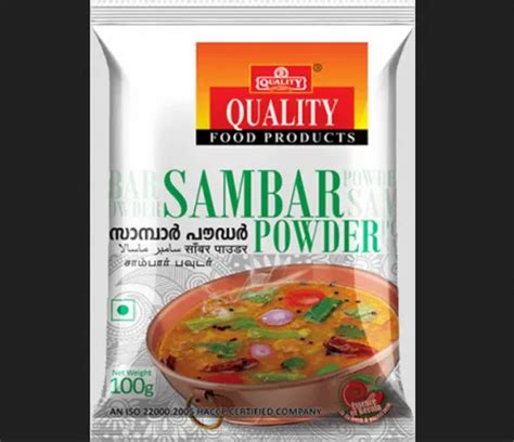 Quality Sambar Masala Powder At Best Price In Alappuzha By Quality Food