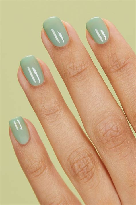 Jade Jelly Is A Sheer Seafoam Green Jelly Nail Polish With A Shiny