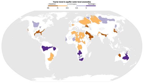 Map Nasa Satellite Data Show The Earth Is Running Out Of Groundwater