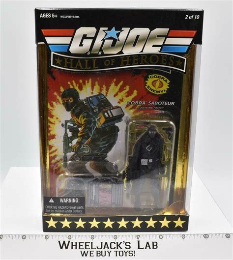 Firefly Cobra Saboteur G I Joe Hall Of Heroes 2008 Hasbro NEW SEALED